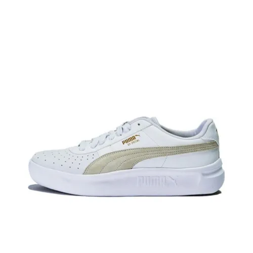 PUMA GV yellow Anti Slip Wear Resistant Low Top Skateboard Shoes Unisex White