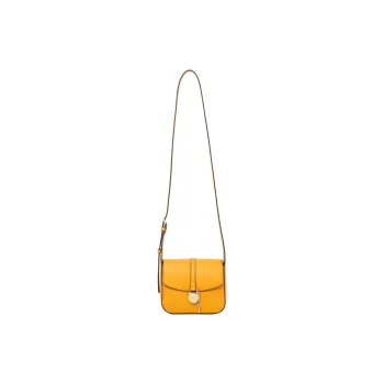 MICHAEL KORS Cow Leather Crossbody Bag Shoulder Bag Small Size Women's Yellow