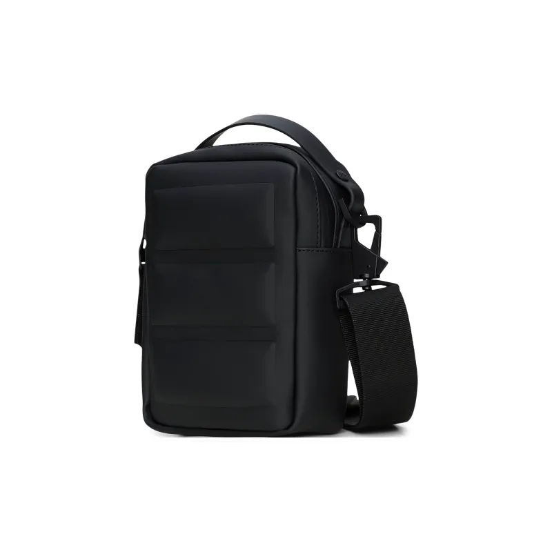Rains Polyester Crossbody Bag Sports Handbag Regular Unisex Black/Green/Sand Dune Yellow-1