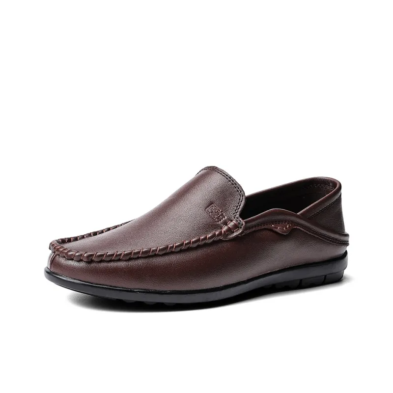 Mulinsen Men's Casual Shoes Men Low Top Black/Brown/White-6