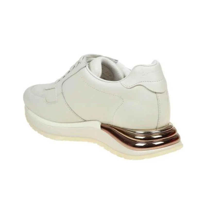 FERRAGAMO Brooklyn Low Top Casual Shoes Women's White-3