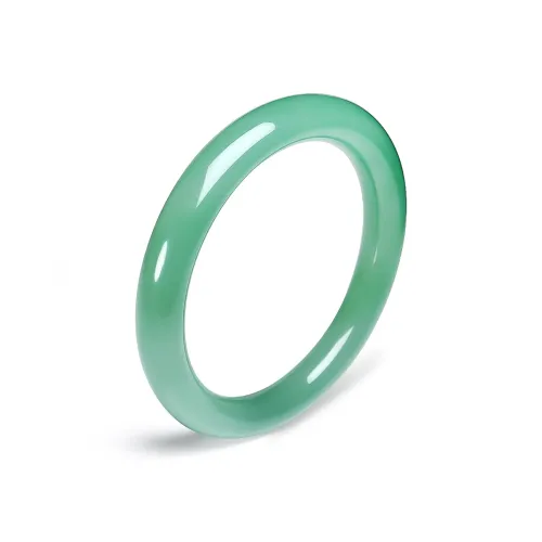 Artisan Lock Heart Jade Aventurine Jade Bangles Women's