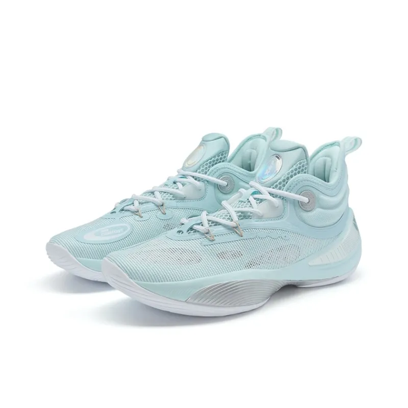XTEP Lin Storm 2 Generation Wear Resistant Mid Top Basketball Shoes Men's Blue-2