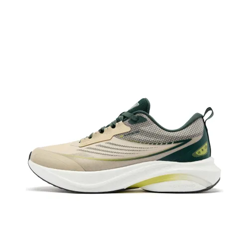 QIAODAN Rain Swallow 4.0 Running Shoes Men Low-Top Birch Wood/Paulownia Green