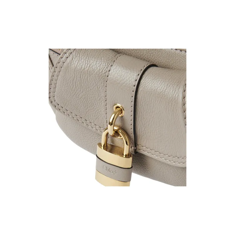 Chloé The 99 Lock Detailed Shoulder Bag-4