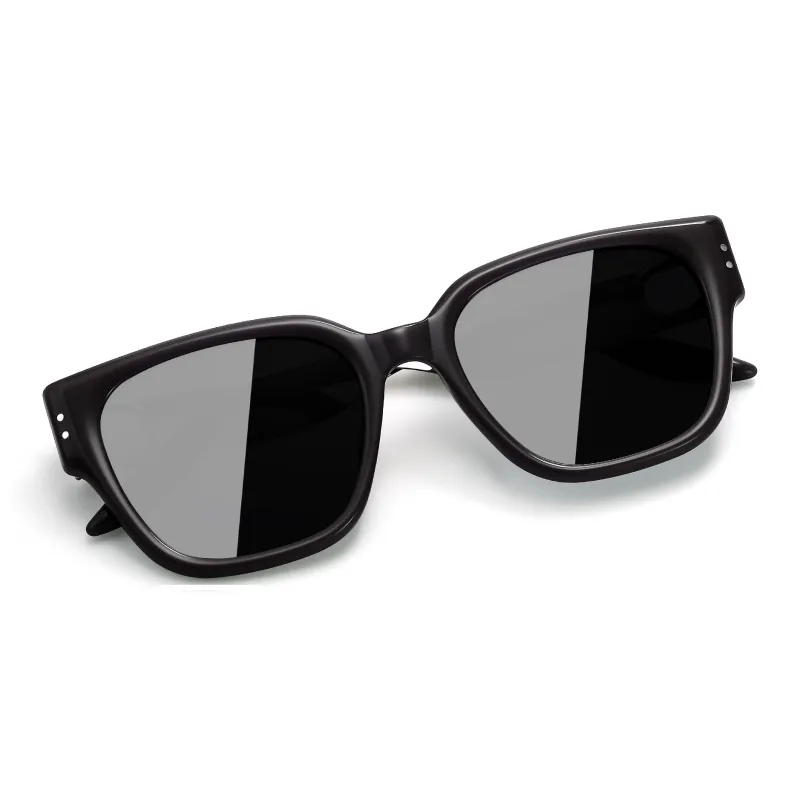 PULAIS Plate Frame Square Sunglasses Unisex-0