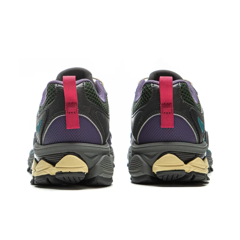 LiNing Support 2.0 Trail V2 Anti Slip Wear Resistant Low Top Running Shoes Women's Gray Blue-5