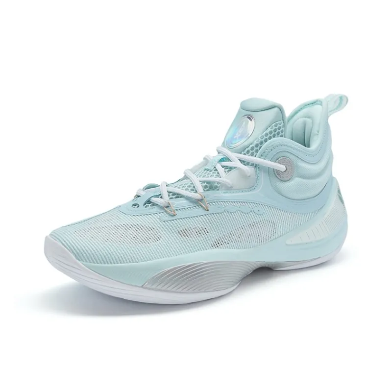 XTEP Lin Storm 2 Generation Wear Resistant Mid Top Basketball Shoes Men's Blue-1