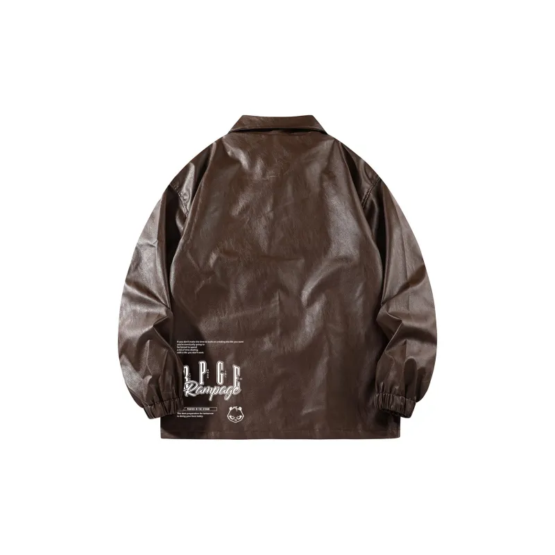 RAMPAGE Leather Jackets Unisex-5