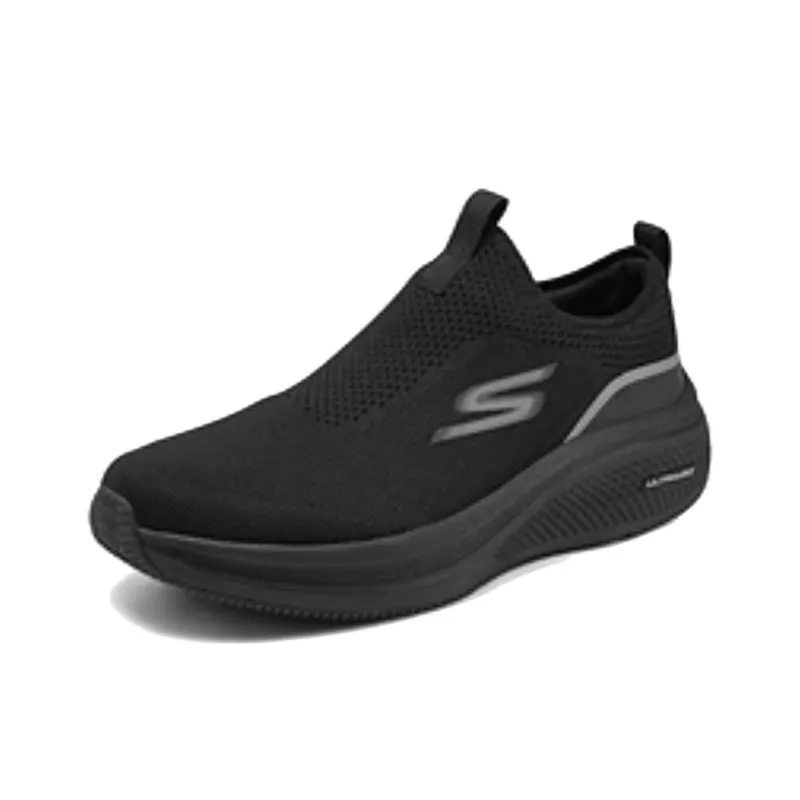 Skechers MEN'S GO Anti Slip And Wear Resistant Support Low Top Running Shoes Men's All Black-2
