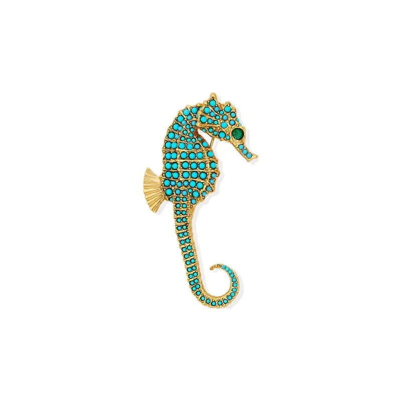 KENNETH JAY LANE Turquoise Brooches Unisex Turquoise-0
