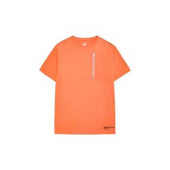 Erke T Shirt Men's Soft Light Orange