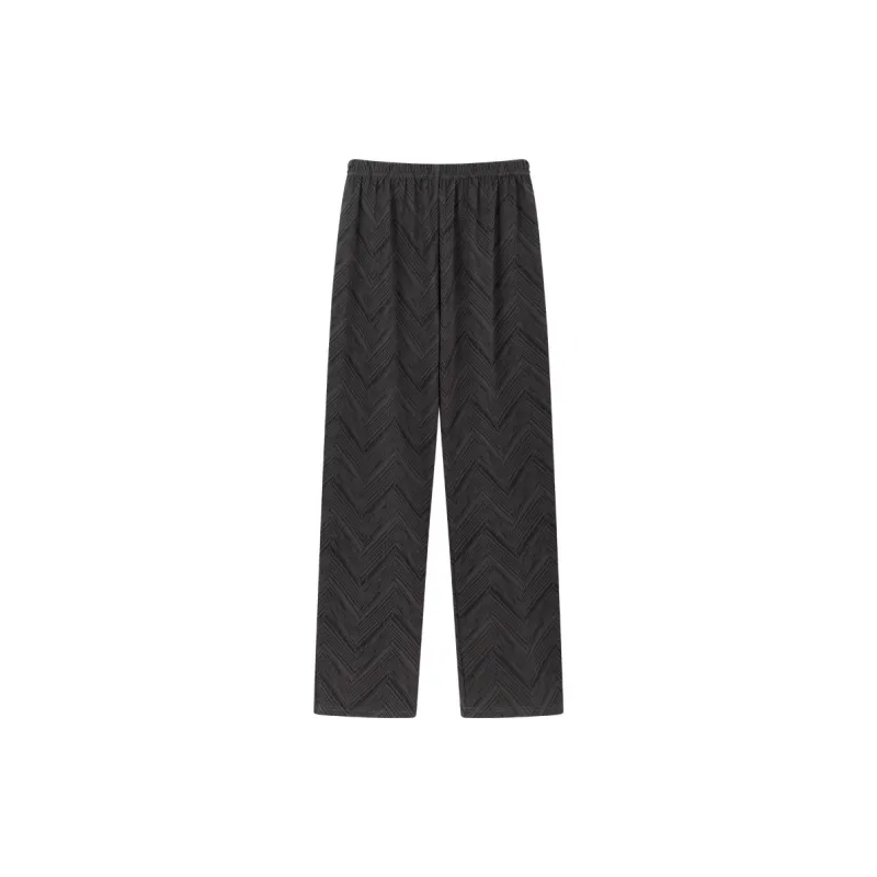 Qin Jing Pajama Set Men's Gift Box Set Dark Gray-2