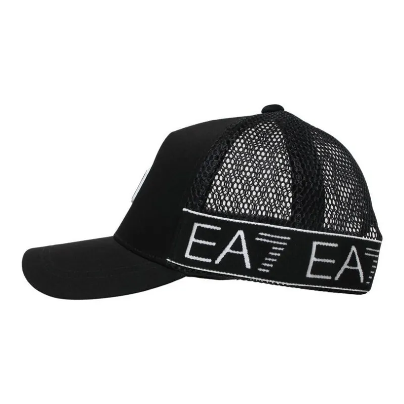 ARMANI EXCHANGEAE Polyester, Cotton Baseball Caps Men's Black-1