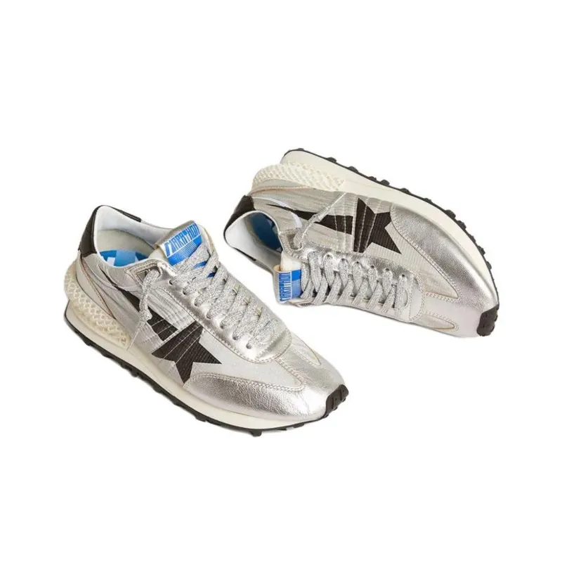 Golden Goose Star print Lace up Sneakers-3