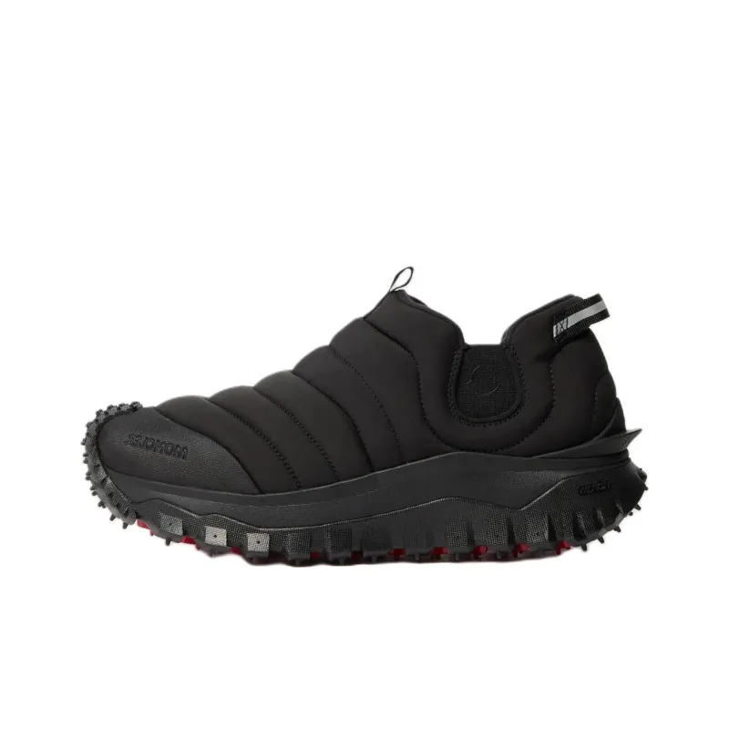 Moncler Trailgrip Après Low Top Casual Shoes 4.5cm Men's Black-0