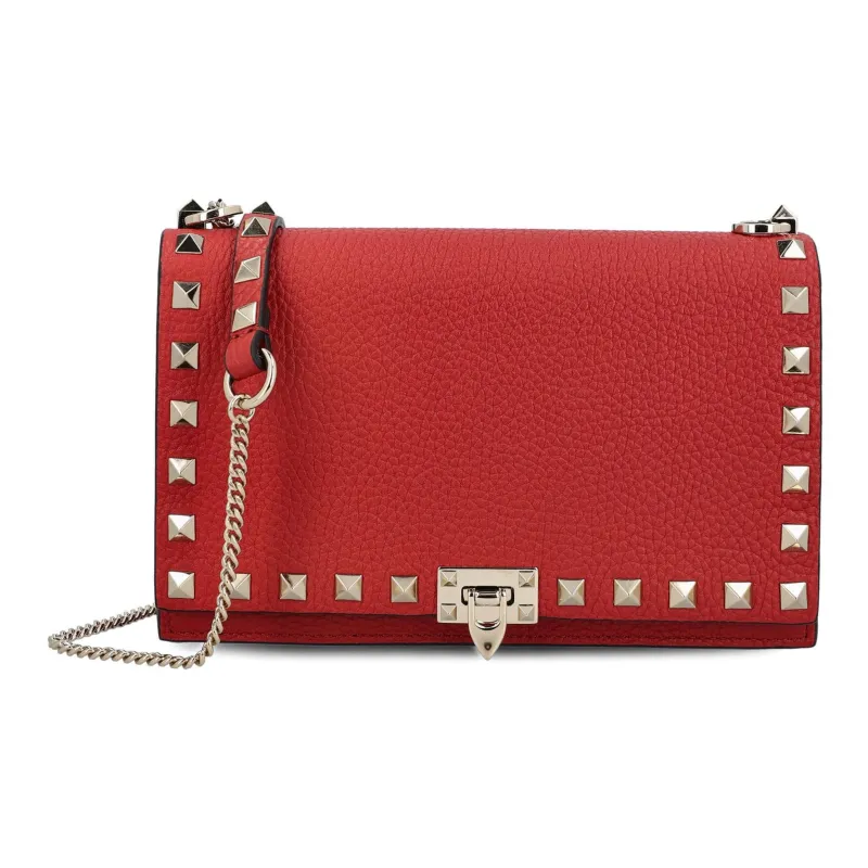 Valentino Garavani Rockstud Foldover Top Mini Shoulder Bag-1
