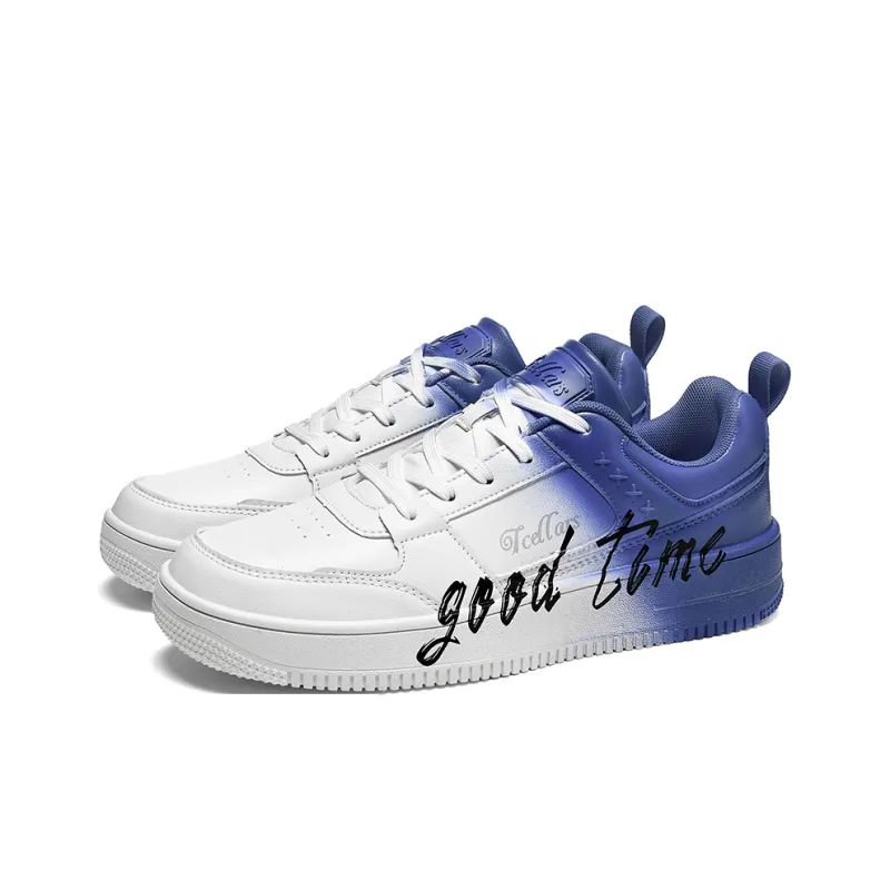 TCELLARS Skateboard Shoes Unisex Low Top White-80