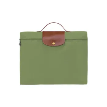 LONGCHAMP Nylon Handbag Small Size Unisex Green