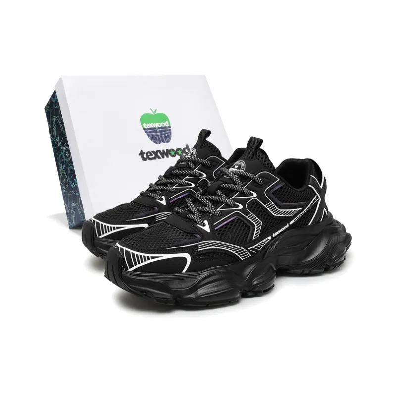 TEXWOOD Galaxy Warship Collection Cushioning Height Increase Low Top Casual Shoes Unisex-9