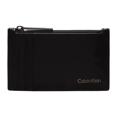 CALVIN KLEIN Nappa Leather Wallet Men's Black