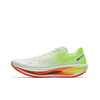 Anta Anti Slip Wear Resistant Low Top Casual Running Shoes Men's White Green