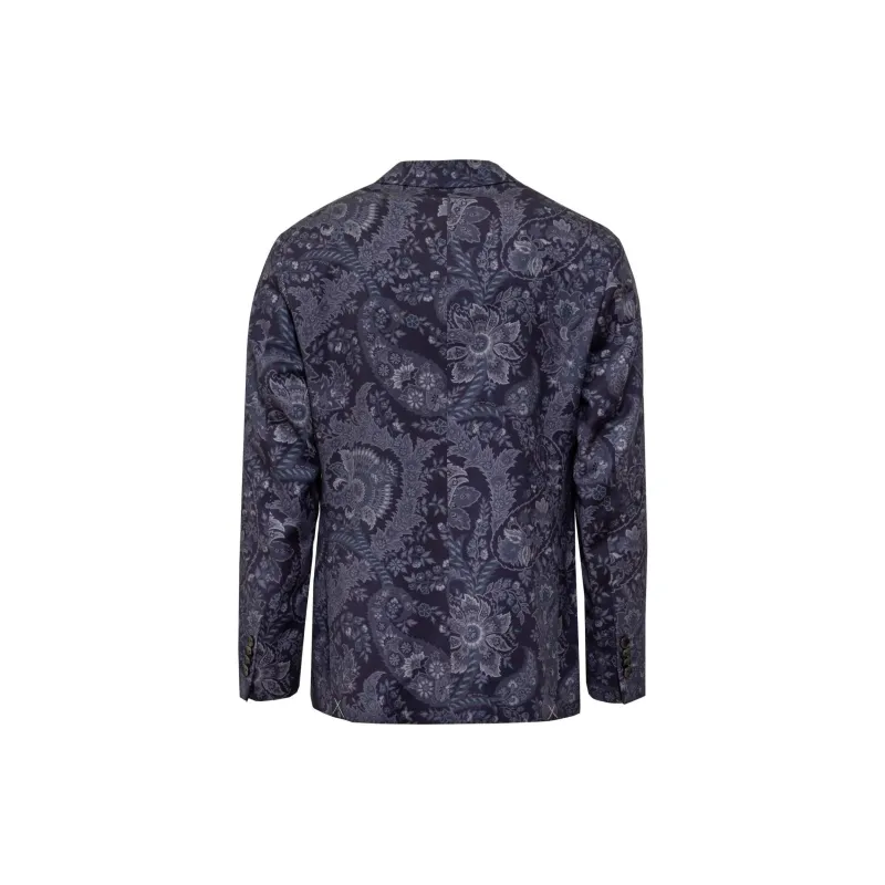 ETRO Paisley Printed Single Breasted Blazer-1