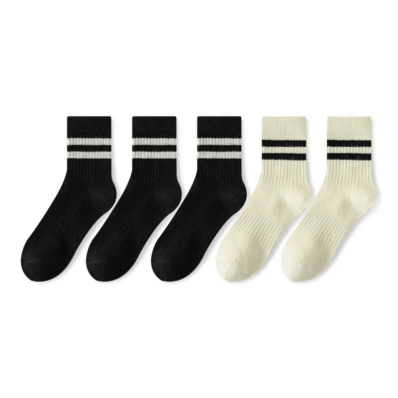 MIIOW Fruit Printing Series Mid Calf Socks Unisex Combo Set-10