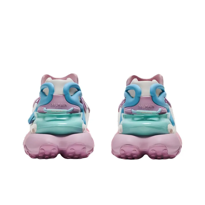 BALMAIN Women's Unicorn Low 'Multi-Color Pastels'-2