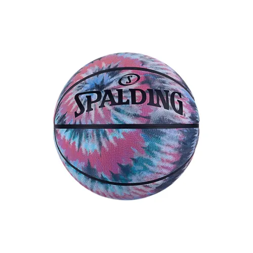 SPALDING Tie dye Series Rubber Basketball Red Size 7 Training Unisex
