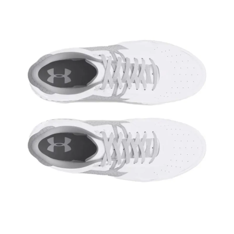 Under Armour Anti Slip Wear Resistant Low Top Casual Shoes Men's White-3