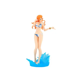 BANPRESTO Nami Swimsuit One Piece, Shimmery Charm Bonus Gifts Medium Size