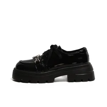 NUNZ Loafers Women's Black Glossy/Black Matte