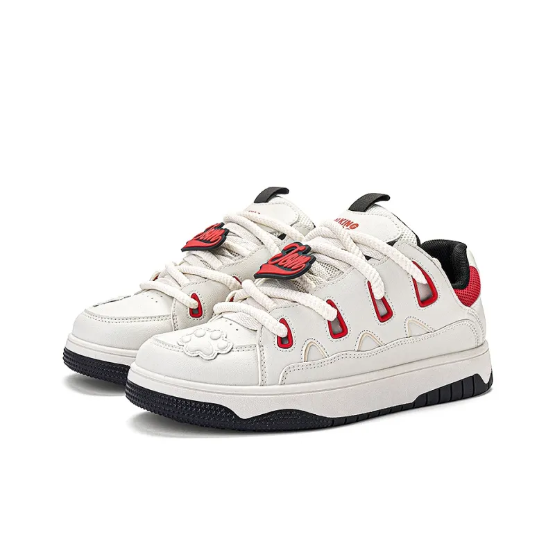 TALKING TOM Skateboard Shoes Unisex Low Top China Red-3