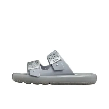 TORY BURCH Slide Slippers Women's Light Gray