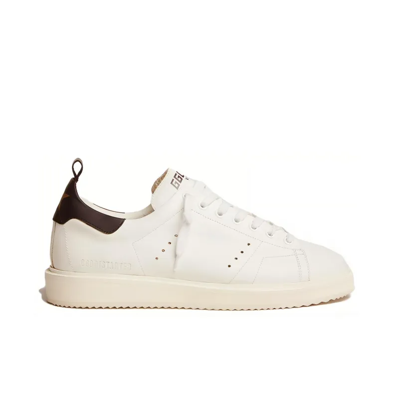 Golden Goose GGDB Starter Low-Top Skateboard Shoes Men's White-1
