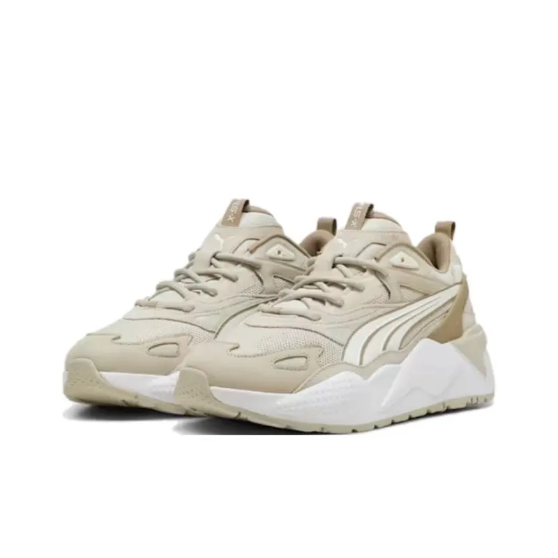 PUMA RS X Anti Slip Wear Resistant Low Top Running Shoes Unisex Gray White-2