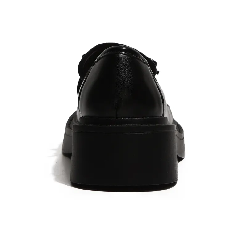 NUNZ Loafers Women's Black Glossy/Black Matte-8