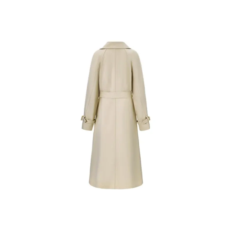 TAMMY TANGS Trench Coat Women's Khaki-1