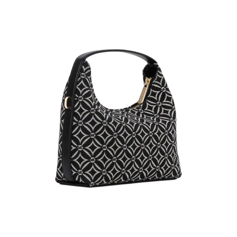 MICHAEL KORS Jacquard Crossbody One Shoulder Handbags Small Size Women's Black-3