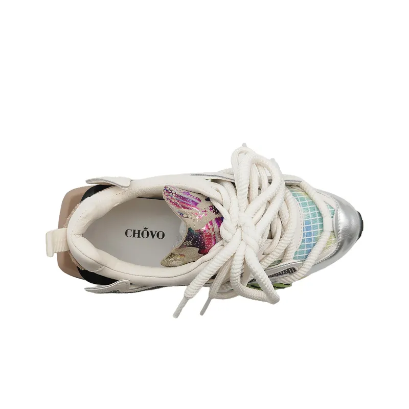 CHOVO Low-Top Chunky Sneakers Unisex-3