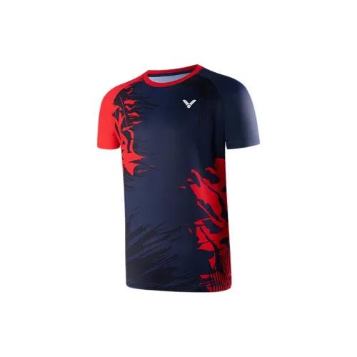 Victor Champion Series/Competition Series Badminton Jerseys Unisex Flame Red