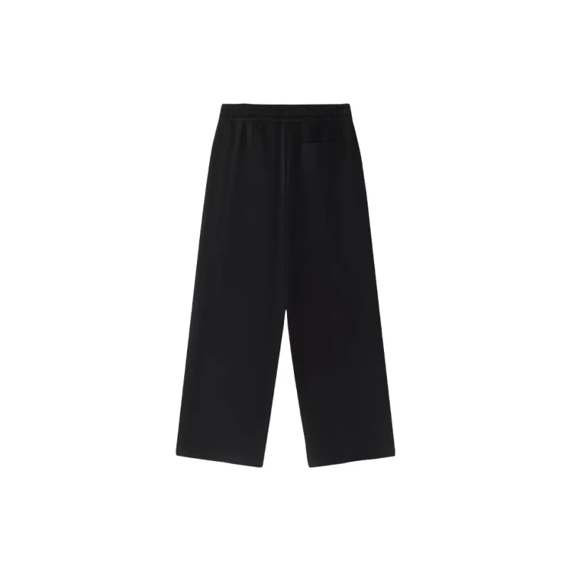 FILA FUSION Knitted Sports Pants Women's Jet Black-1