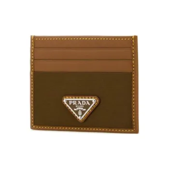 PRADA Logo Plaque Card Holder