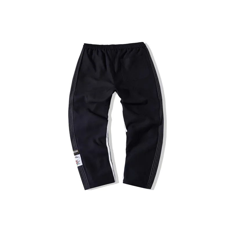 EPTISON Casual Pants Unisex Charcoal Black-1