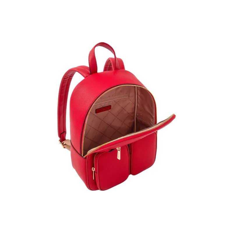 MICHAEL KORS Jet Set Item Cow Leather Backpack Medium Size Women's Red-2