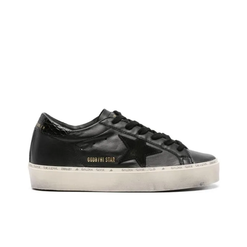 Golden Goose Hi Star Leather Sneakers-1