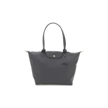 LONGCHAMP Le Pliage Nylon One Shoulder Handbag Large Size Women's Gray