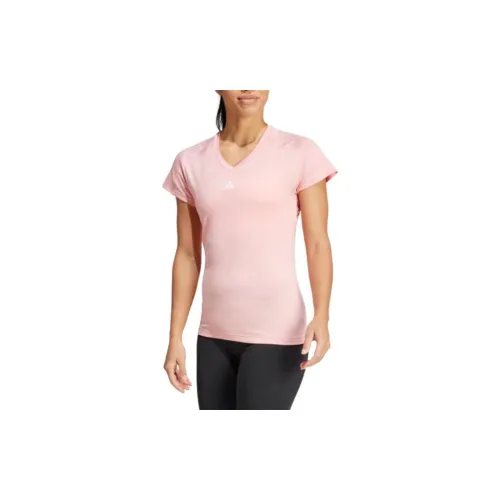 Adidas Essential T-Shirts Women's Half Pink Firework