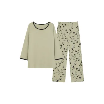 JinShaLa Pajama Set Women's Matcha